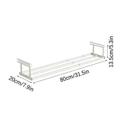 Retractable Shoe Rack & Hanging Basket Organiser | Bedroom | Luvasmr - Satisfyingly Organised