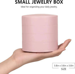 Rotating Jewellery Storage Box with Lid | Bedroom | Luvasmr - Satisfyingly Organised
