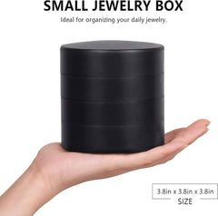 Rotating Jewellery Storage Box with Lid | Bedroom | Luvasmr - Satisfyingly Organised