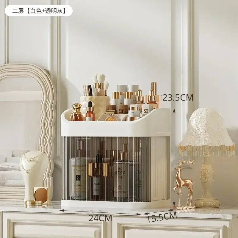 Dust-Proof Makeup Storage Box | Bedroom | Luvasmr - Satisfyingly Organised