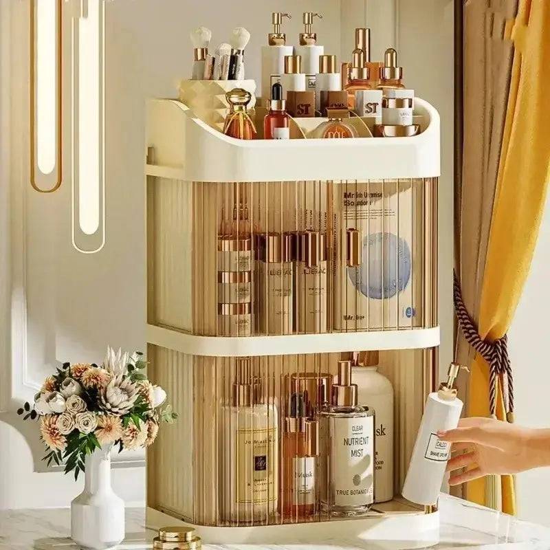 Dust-Proof Makeup Storage Box | Bedroom | Luvasmr - Satisfyingly Organised