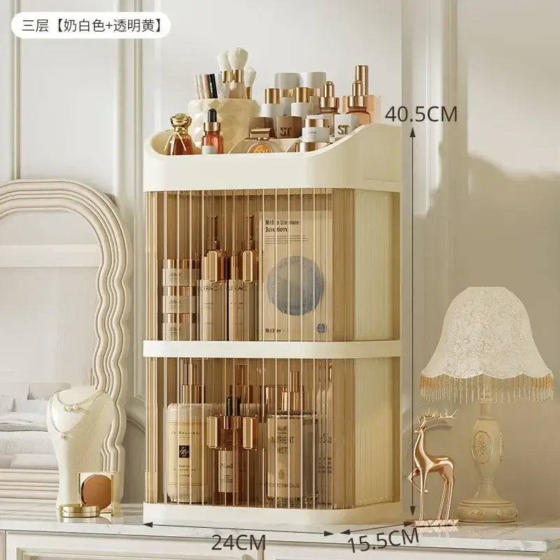 Dust-Proof Makeup Storage Box | Bedroom | Luvasmr - Satisfyingly Organised