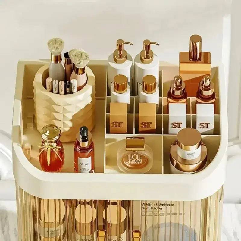 Dust-Proof Makeup Storage Box | Bedroom | Luvasmr - Satisfyingly Organised