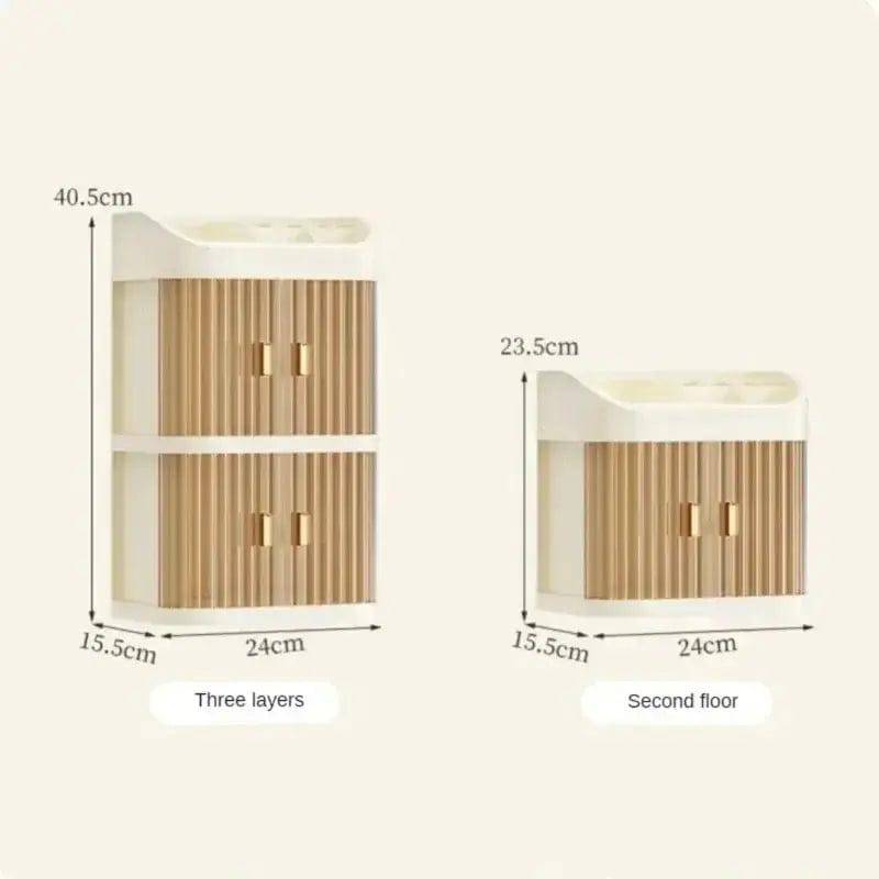 Dust-Proof Makeup Storage Box | Bedroom | Luvasmr - Satisfyingly Organised