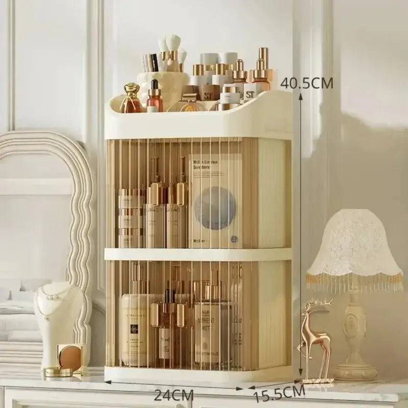Dust-Proof Makeup Storage Box | Bedroom | Luvasmr - Satisfyingly Organised