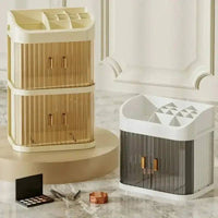 Dust-Proof Makeup Storage Box | Bedroom | Luvasmr - Satisfyingly Organised