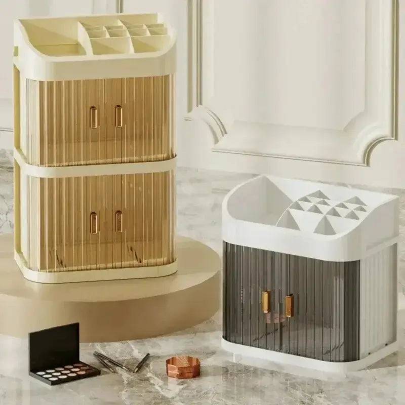 Dust-Proof Makeup Storage Box | Bedroom | Luvasmr - Satisfyingly Organised
