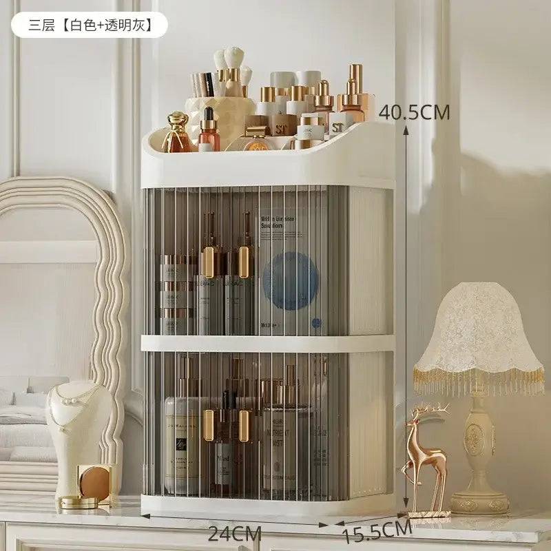 Dust-Proof Makeup Storage Box | Bedroom | Luvasmr - Satisfyingly Organised
