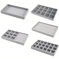 Velvet Jewellery Display Tray | Bedroom | Luvasmr - Satisfyingly Organised