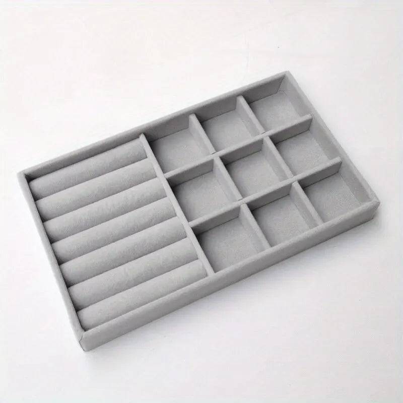 Velvet Jewellery Display Tray | Bedroom | Luvasmr - Satisfyingly Organised