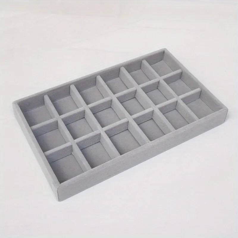 Velvet Jewellery Display Tray | Bedroom | Luvasmr - Satisfyingly Organised