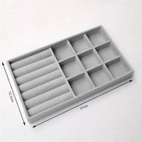 Velvet Jewellery Display Tray | Bedroom | Luvasmr - Satisfyingly Organised
