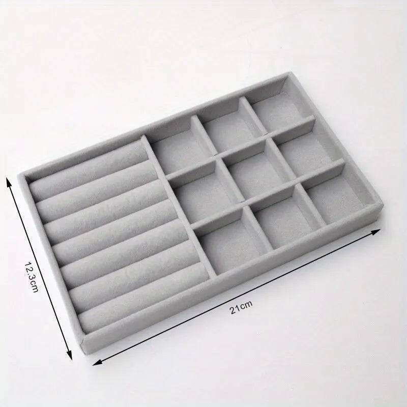 Velvet Jewellery Display Tray | Bedroom | Luvasmr - Satisfyingly Organised