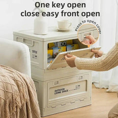 Multi-Use Storage Box with Wooden Lid | Bedroom | Luvasmr - Satisfyingly Organised