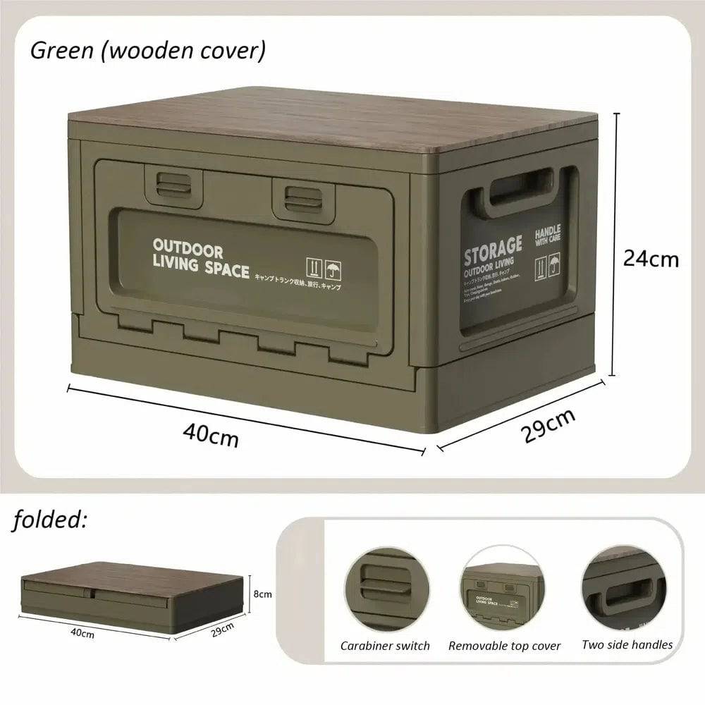 Multi-Use Storage Box with Wooden Lid | Bedroom | Luvasmr - Satisfyingly Organised