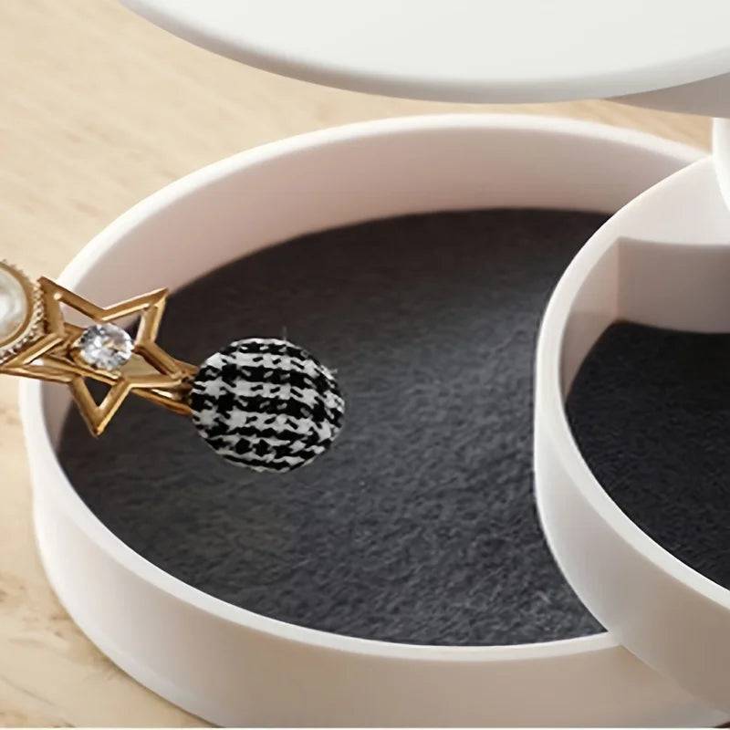 Rotating Multi-Layer Desktop Storage Box | Bedroom | Luvasmr - Satisfyingly Organised