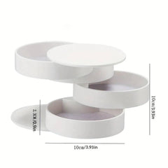 Rotating Multi-Layer Desktop Storage Box | Bedroom | Luvasmr - Satisfyingly Organised