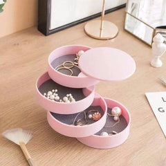 Rotating Multi-Layer Desktop Storage Box | Bedroom | Luvasmr - Satisfyingly Organised
