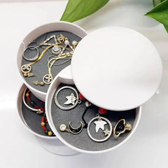 Rotating Multi-Layer Desktop Storage Box | Bedroom | Luvasmr - Satisfyingly Organised