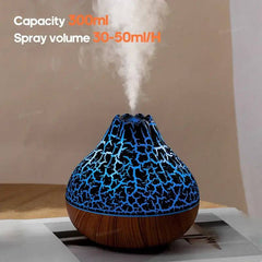 300ml Volcano Air Humidifier Desktop Electric USB Humidificadore Water Mist Diffuser Purifier Air Freshener With 7 Colors Night | Bedroom | Luvasmr - Satisfyingly Organised