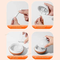Step-by-step guide for assembling the Volcano Air Humidifier with clear instructions and visuals.