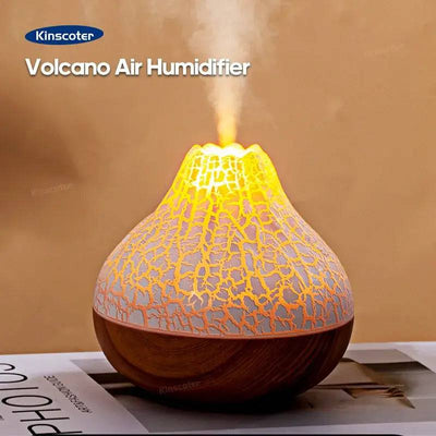 300ml Volcano Air Humidifier Desktop Electric USB Humidificadore Water Mist Diffuser Purifier Air Freshener With 7 Colors Night | Bedroom | Luvasmr - Satisfyingly Organised