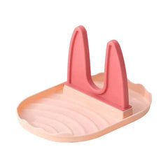 Pan Lid Holder Supports Spoons Pot Cover Rests Spatula Stand For Kitchen Convenience Utensils Tools Accessories Cooker Organizer |  | Luvasmr - Satisfyingly Organised