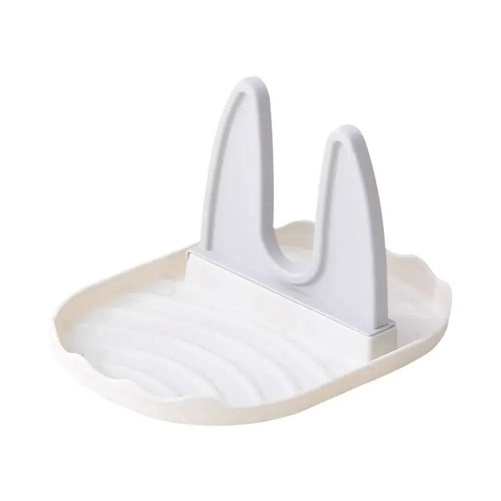 Pan Lid Holder Supports Spoons Pot Cover Rests Spatula Stand For Kitchen Convenience Utensils Tools Accessories Cooker Organizer |  | Luvasmr - Satisfyingly Organised