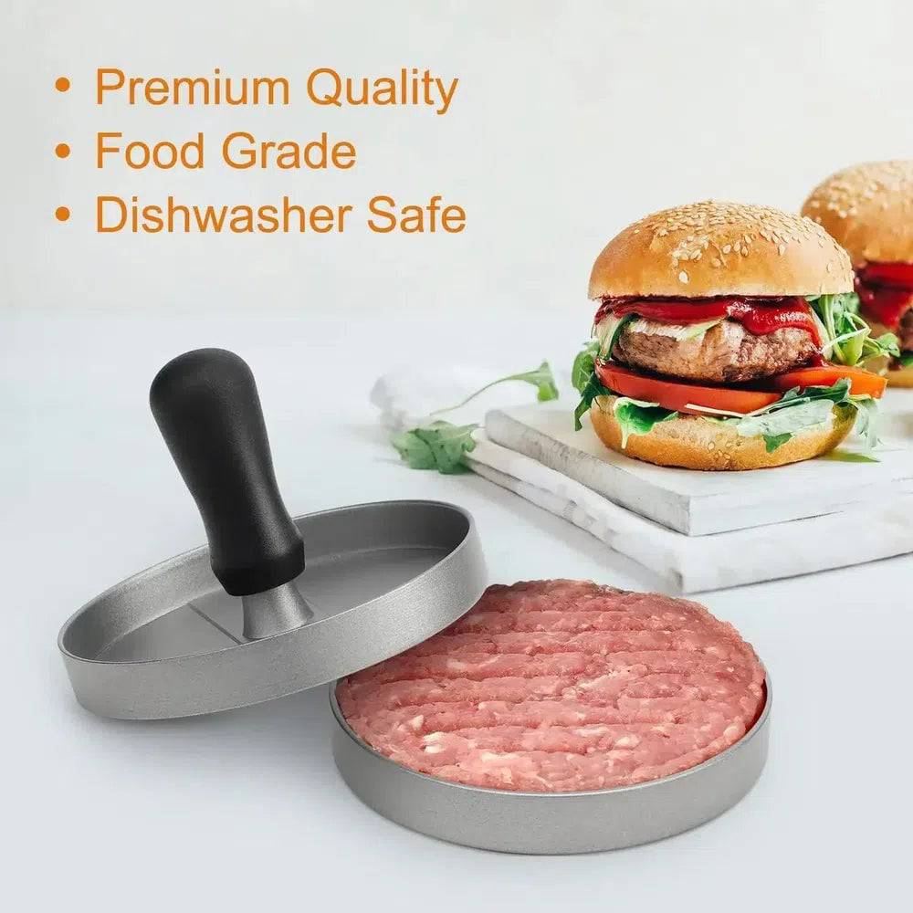 Burger Press Non-Stick Hamburger Patty Maker with Wax Paper Aluminum Burger Maker for Kitchen BBQ Grill |  | Luvasmr - Satisfyingly Organised