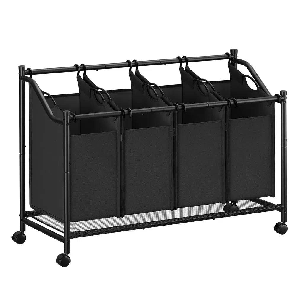 SONGMICS Rolling Laundry Sorter, Laundry Basket with 4 Removable Bags, Laundry Hamper, Laundry Trolley |  | Luvasmr - Satisfyingly Organised