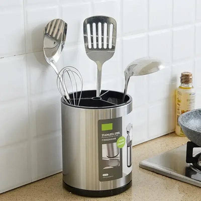 Stainless Steel Cutlery Holder Household Tableware Drainboard Spoon Storage  Kitchen Organizer Drainer Dish Drying Rack |  | Luvasmr - Satisfyingly Organised
