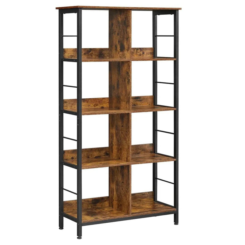 VASAGLE 8 Compartments Bookcase, Bookcase, Open Storage Unit, for Office, Living Room, Bedroom, 80 x 33 x 149 cm |  | Luvasmr - Satisfyingly Organised