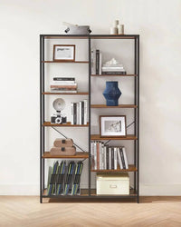VASAGLE Bookcase, Bookshelf 5 Storey Standing Display Storage Rack, for Living Room, Office, Study Bedroom, Kitchen |  | Luvasmr - Satisfyingly Organised