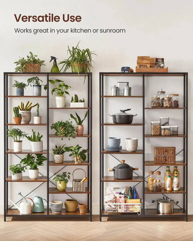 VASAGLE Bookcase, Bookshelf 5 Storey Standing Display Storage Rack, for Living Room, Office, Study Bedroom, Kitchen |  | Luvasmr - Satisfyingly Organised