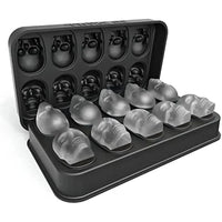 ice machine mold for whiskey - 10 cavity skull ice cube tray with funnel - Skull silicone mold for baking, chocolate |  | Luvasmr - Satisfyingly Organised