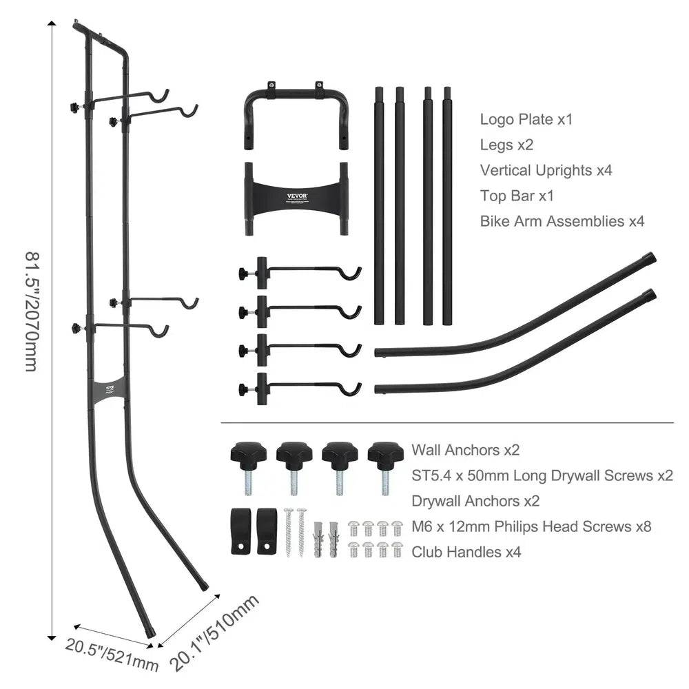 Wall-Mounted Bike Rack | Garage | Luvasmr - Satisfyingly Organised