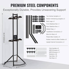 Wall-Mounted Bike Rack | Garage | Luvasmr - Satisfyingly Organised