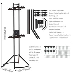 Wall-Mounted Bike Rack | Garage | Luvasmr - Satisfyingly Organised
