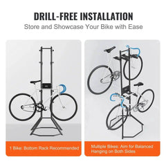 Wall-Mounted Bike Rack | Garage | Luvasmr - Satisfyingly Organised