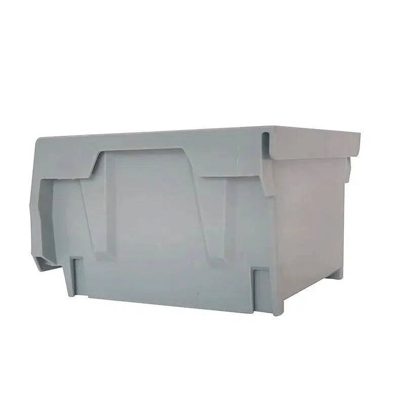 Stackable Grey Plastic Storage Parts Bins - Luvasmr