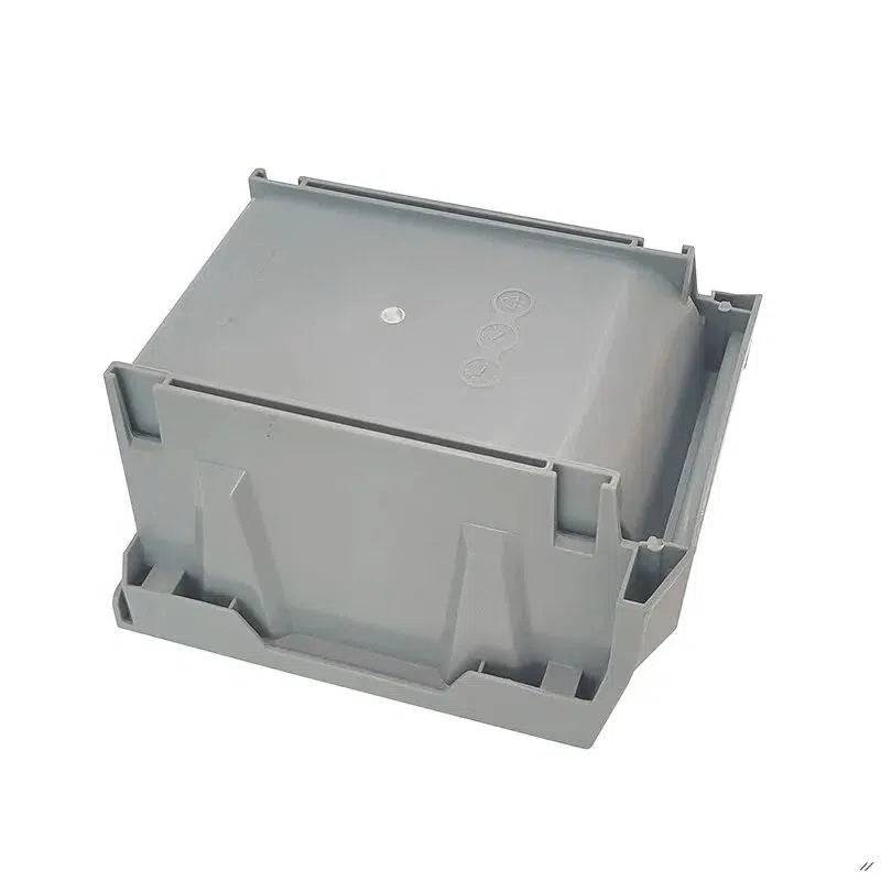 Stackable Grey Plastic Storage Parts Bins - Luvasmr