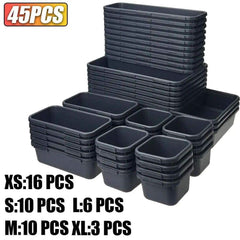 Interlocking Shallow Tool Drawer Organisers - Luvasmr