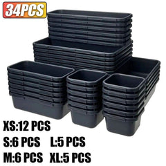 Interlocking Shallow Tool Drawer Organisers - Luvasmr