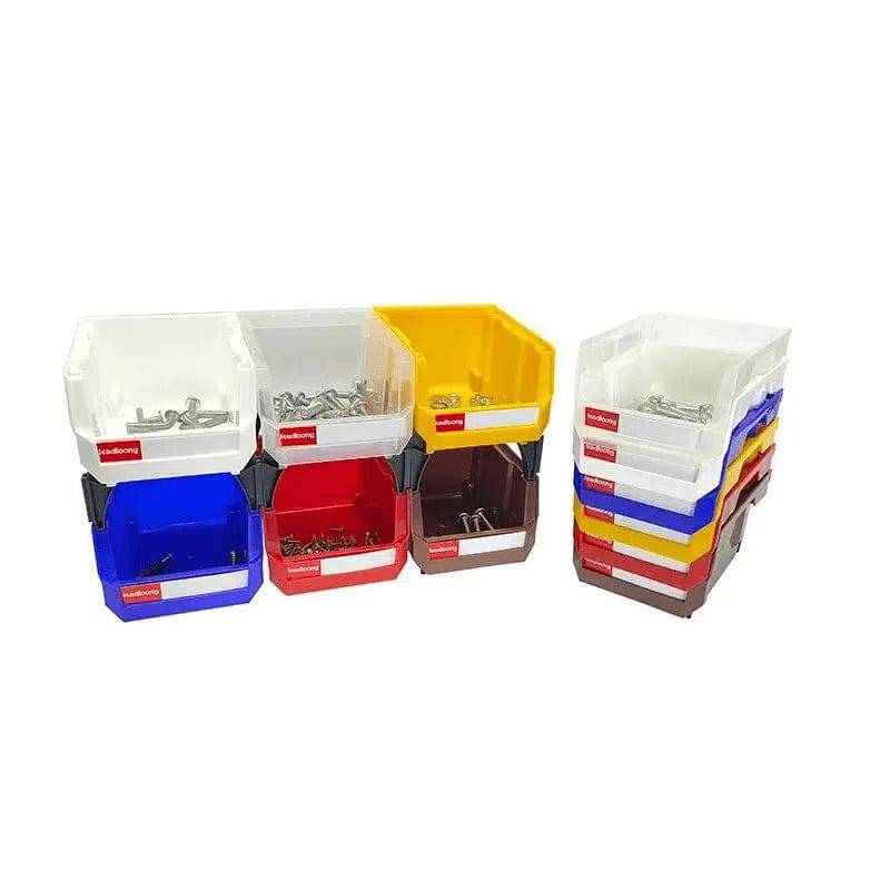 Stackable Heavy Duty Plastic Storage Bins - Luvasmr