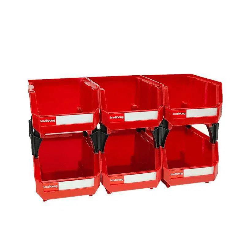 Stackable Heavy Duty Plastic Storage Bins - Luvasmr