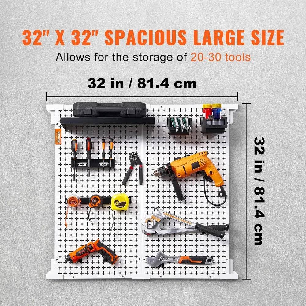 Wall-Mounted Pegboard Tool Organiser | Garage | Luvasmr - Satisfyingly Organised