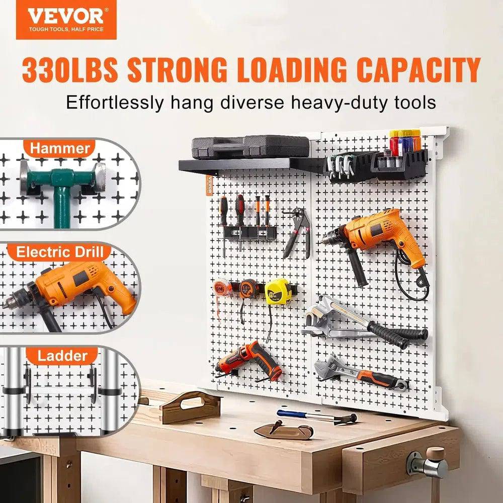 Wall-Mounted Pegboard Tool Organiser | Garage | Luvasmr - Satisfyingly Organised