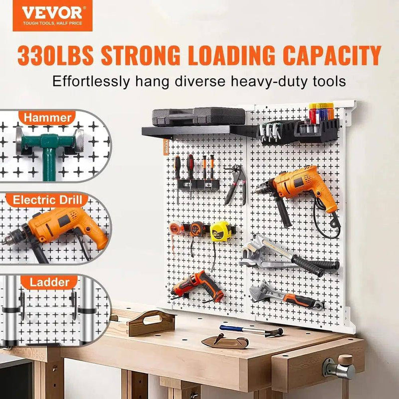 Wall-Mounted Pegboard Tool Organiser | Garage | Luvasmr - Satisfyingly Organised