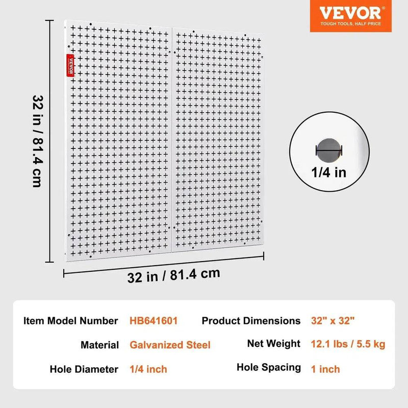 Wall-Mounted Pegboard Tool Organiser | Garage | Luvasmr - Satisfyingly Organised