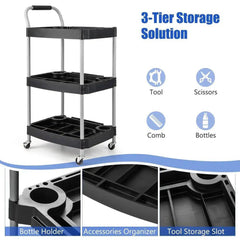 GOFLAME 3 Layer Detailing Tool Cart Utility Cart Detailing Cart Tool Mobile Rolling Cart |  | Luvasmr - Satisfyingly Organised